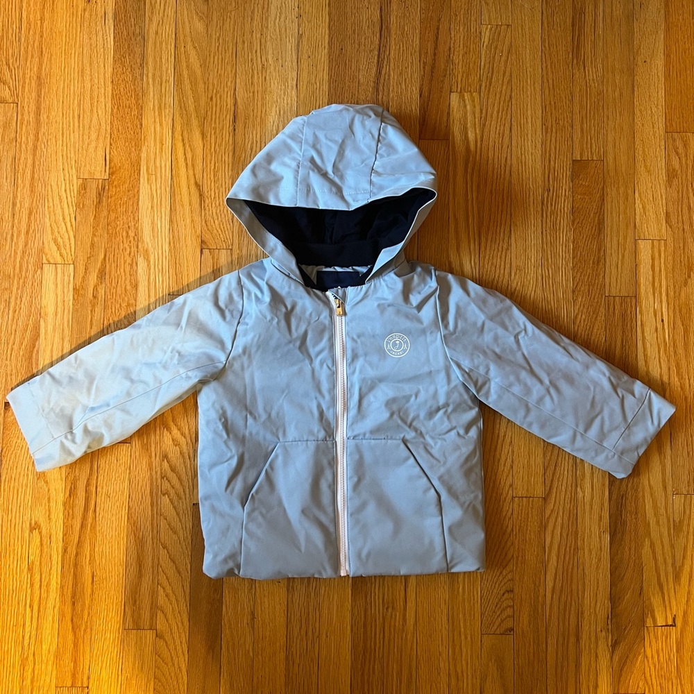 PERFECT FOR SPRING Jacadi Paris sporty chic elegant waterproof jacket EUC